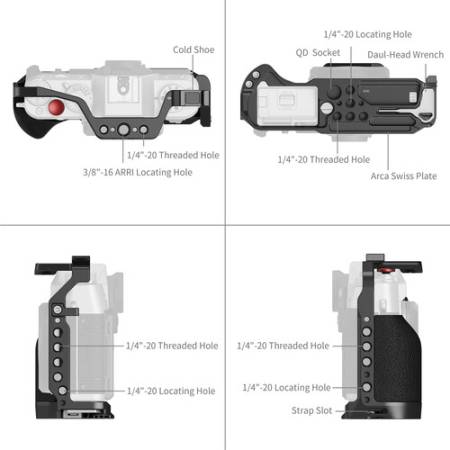 SmallRig 5662 - klatka do FUJIFILM X-T30 / X-T30 II / X-T30 III - szczegóły